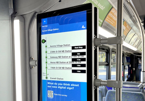 27 inches dual side LCD bus screen - Shenzhen Hummax Display Systems ...